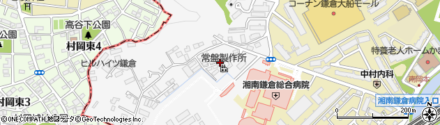 神奈川県鎌倉市植木709周辺の地図