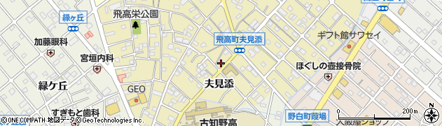 愛知県江南市飛高町周辺の地図