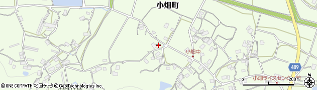 京都府綾部市小畑町（作田）周辺の地図
