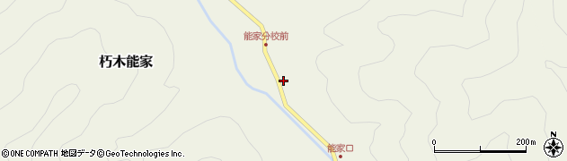 滋賀県高島市朽木能家219周辺の地図