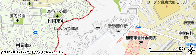 神奈川県鎌倉市植木741周辺の地図
