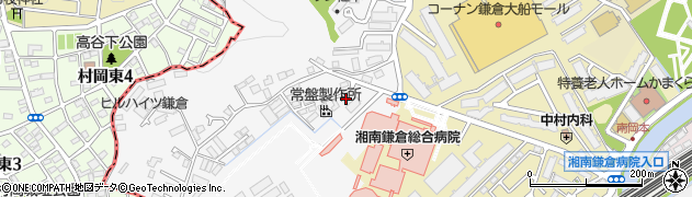 神奈川県鎌倉市植木689周辺の地図