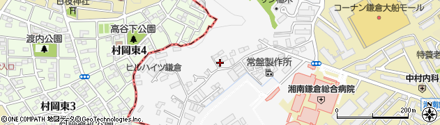 神奈川県鎌倉市植木740-11周辺の地図