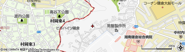 神奈川県鎌倉市植木740-17周辺の地図