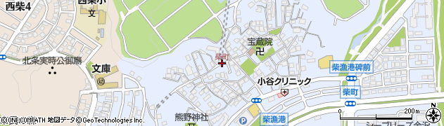 柴町周辺の地図
