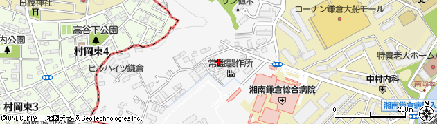 神奈川県鎌倉市植木706周辺の地図