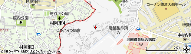 神奈川県鎌倉市植木740周辺の地図