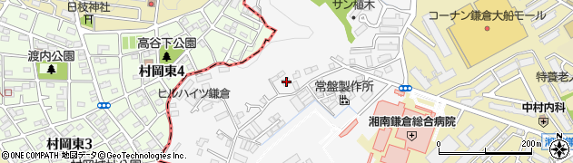 神奈川県鎌倉市植木744周辺の地図