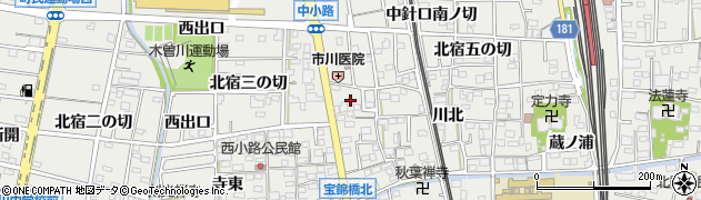 愛知県一宮市木曽川町黒田錦里88周辺の地図