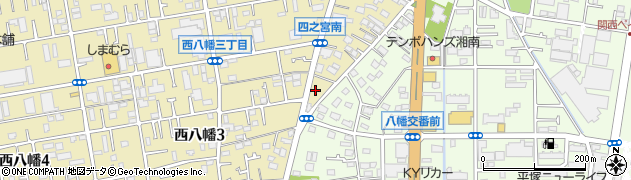 ヤブタ塗料株式会社　平塚営業所周辺の地図