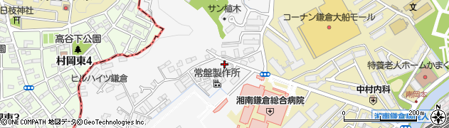 神奈川県鎌倉市植木690周辺の地図