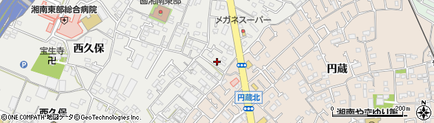 神奈川県茅ヶ崎市西久保767周辺の地図