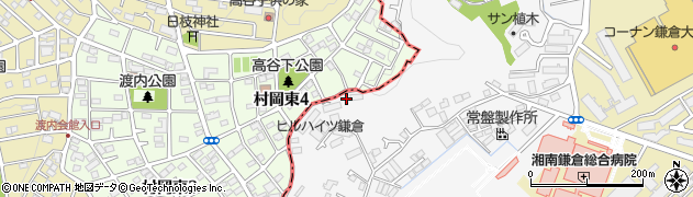 神奈川県鎌倉市植木752周辺の地図