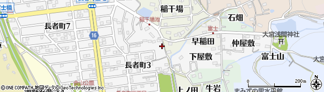愛知県犬山市羽黒金山周辺の地図