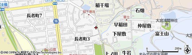愛知県犬山市羽黒（金山）周辺の地図
