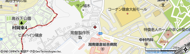 神奈川県鎌倉市植木680周辺の地図