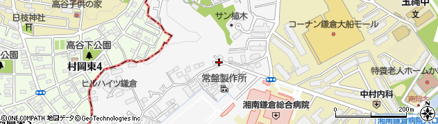 神奈川県鎌倉市植木695周辺の地図