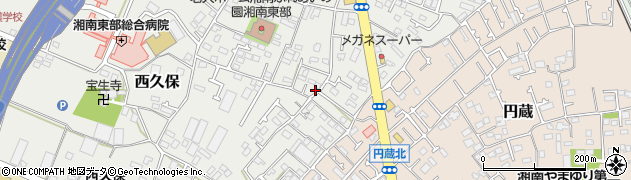 神奈川県茅ヶ崎市西久保720周辺の地図