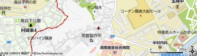 神奈川県鎌倉市植木674周辺の地図