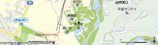 永保寺庭園周辺の地図