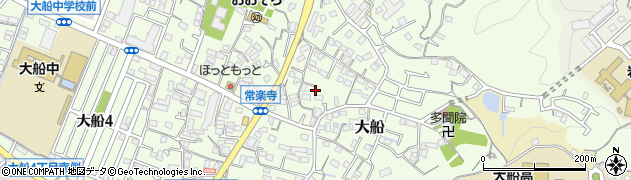神奈川県鎌倉市大船1449周辺の地図