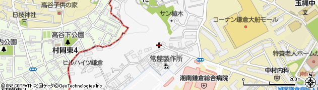 神奈川県鎌倉市植木696周辺の地図