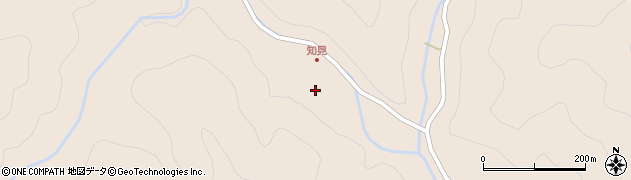 京都府南丹市美山町知見（本田）周辺の地図