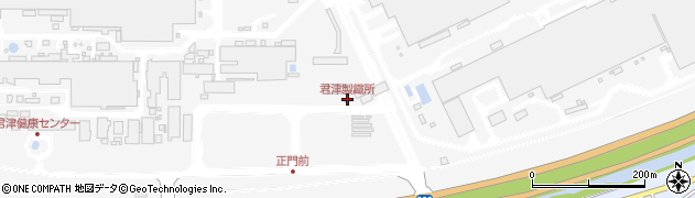 君津製鐵所周辺の地図