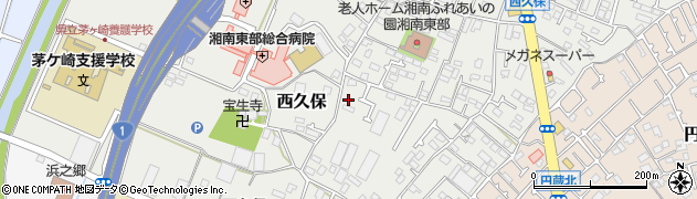 神奈川県茅ヶ崎市西久保693周辺の地図