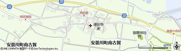 滋賀県高島市安曇川町南古賀300周辺の地図