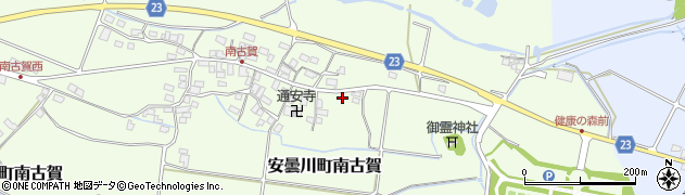 滋賀県高島市安曇川町南古賀222周辺の地図