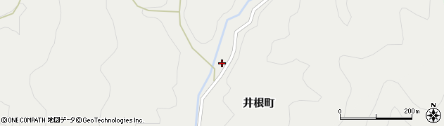 京都府綾部市井根町大田周辺の地図