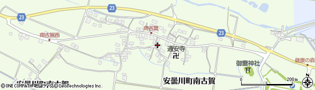 滋賀県高島市安曇川町南古賀297周辺の地図