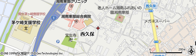 神奈川県茅ヶ崎市西久保529周辺の地図