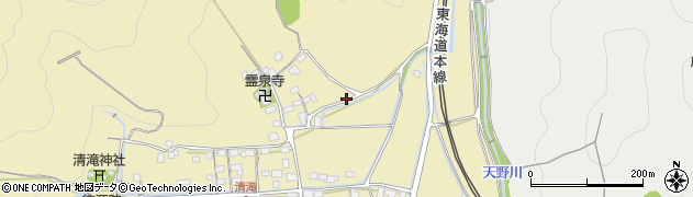 滋賀県米原市清滝周辺の地図