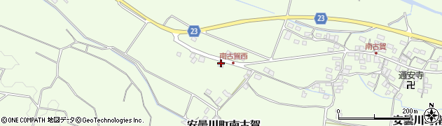滋賀県高島市安曇川町南古賀712周辺の地図