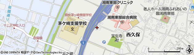 神奈川県茅ヶ崎市西久保147周辺の地図
