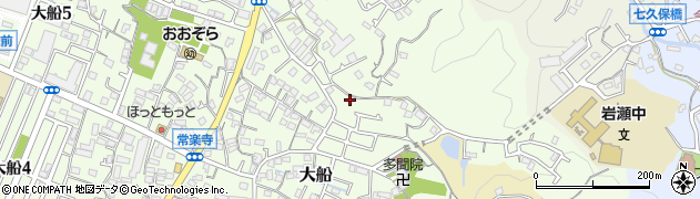 神奈川県鎌倉市大船1940周辺の地図