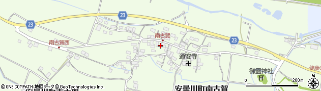 滋賀県高島市安曇川町南古賀324周辺の地図