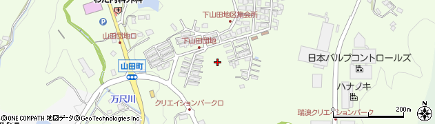 岐阜県瑞浪市山田町周辺の地図