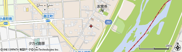 岐阜県大垣市直江町321周辺の地図
