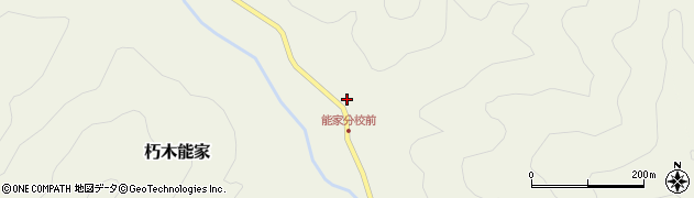 滋賀県高島市朽木能家277周辺の地図
