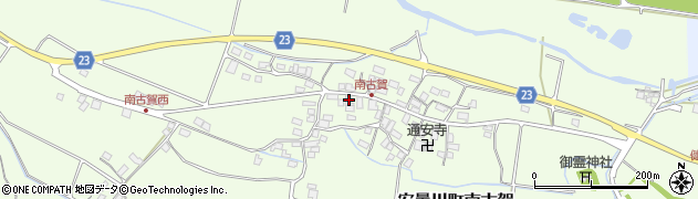 滋賀県高島市安曇川町南古賀341周辺の地図