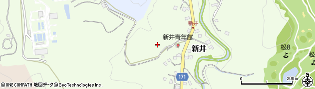 千葉県市原市新井周辺の地図