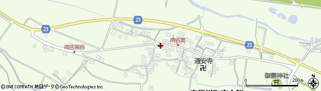 滋賀県高島市安曇川町南古賀350周辺の地図