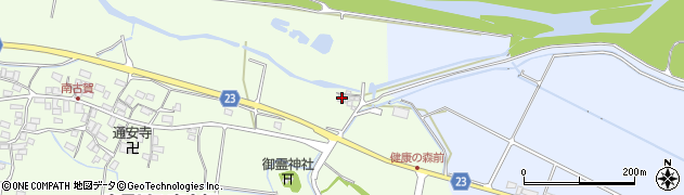 滋賀県高島市安曇川町南古賀98周辺の地図