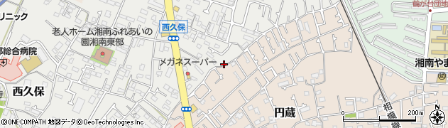 神奈川県茅ヶ崎市西久保809周辺の地図
