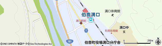 溝口駅前周辺の地図