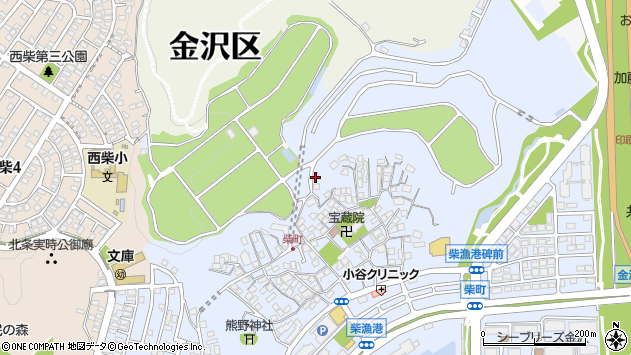 〒236-0012 神奈川県横浜市金沢区柴町の地図