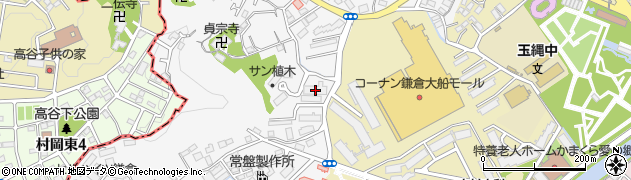 神奈川県鎌倉市植木624-3周辺の地図